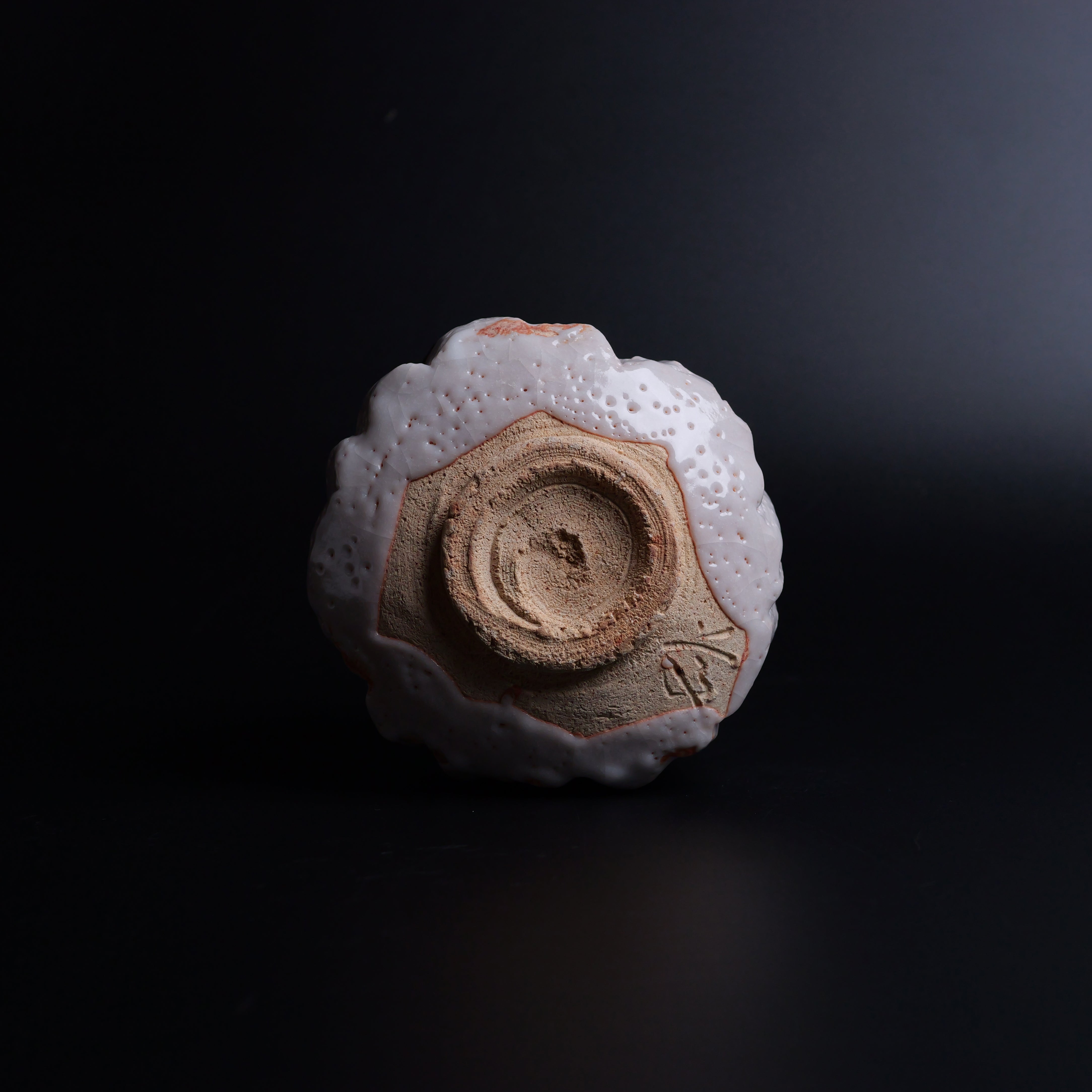 Shino Chawan 星雪 (Seisetsu, "Starlit Snow")