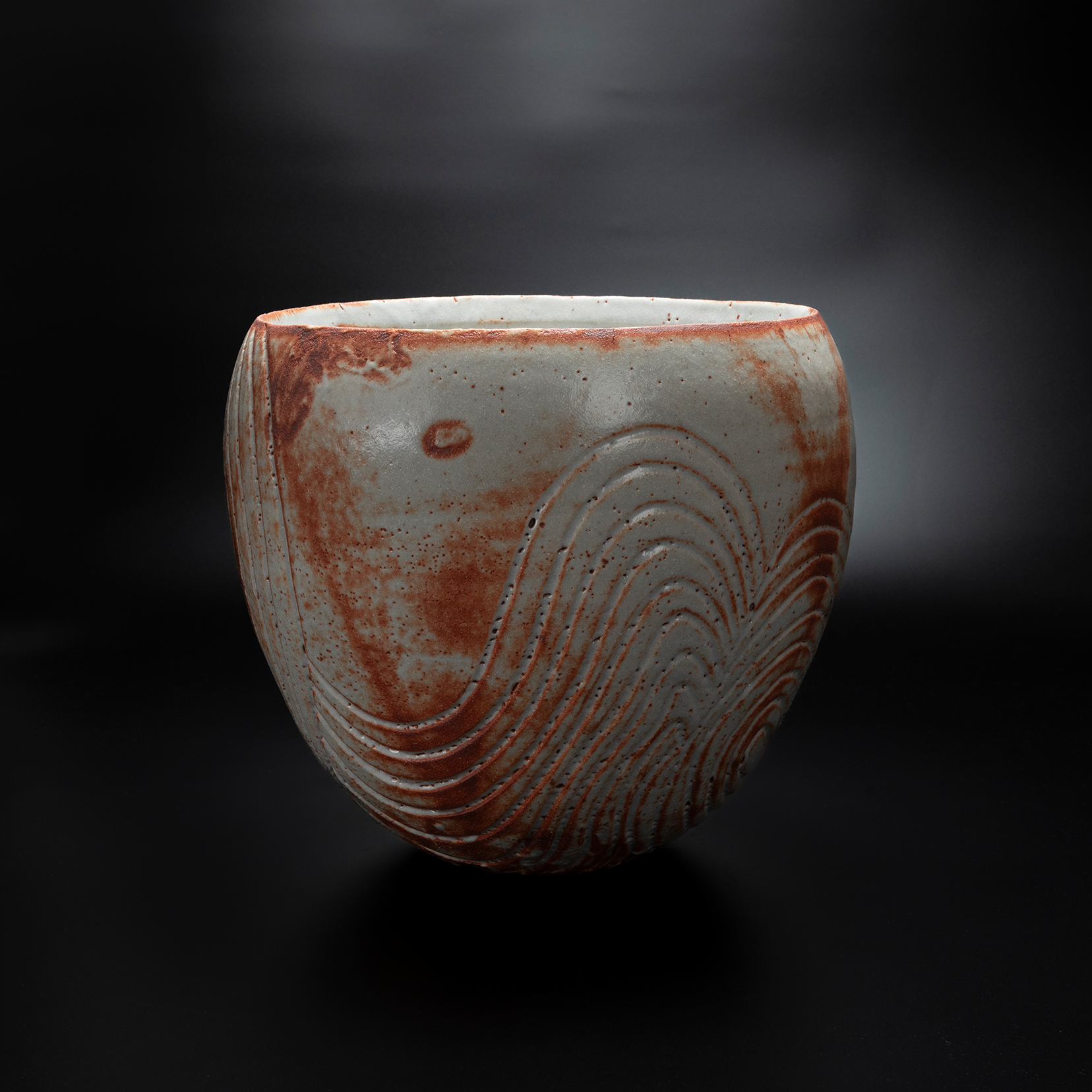 志野 壺