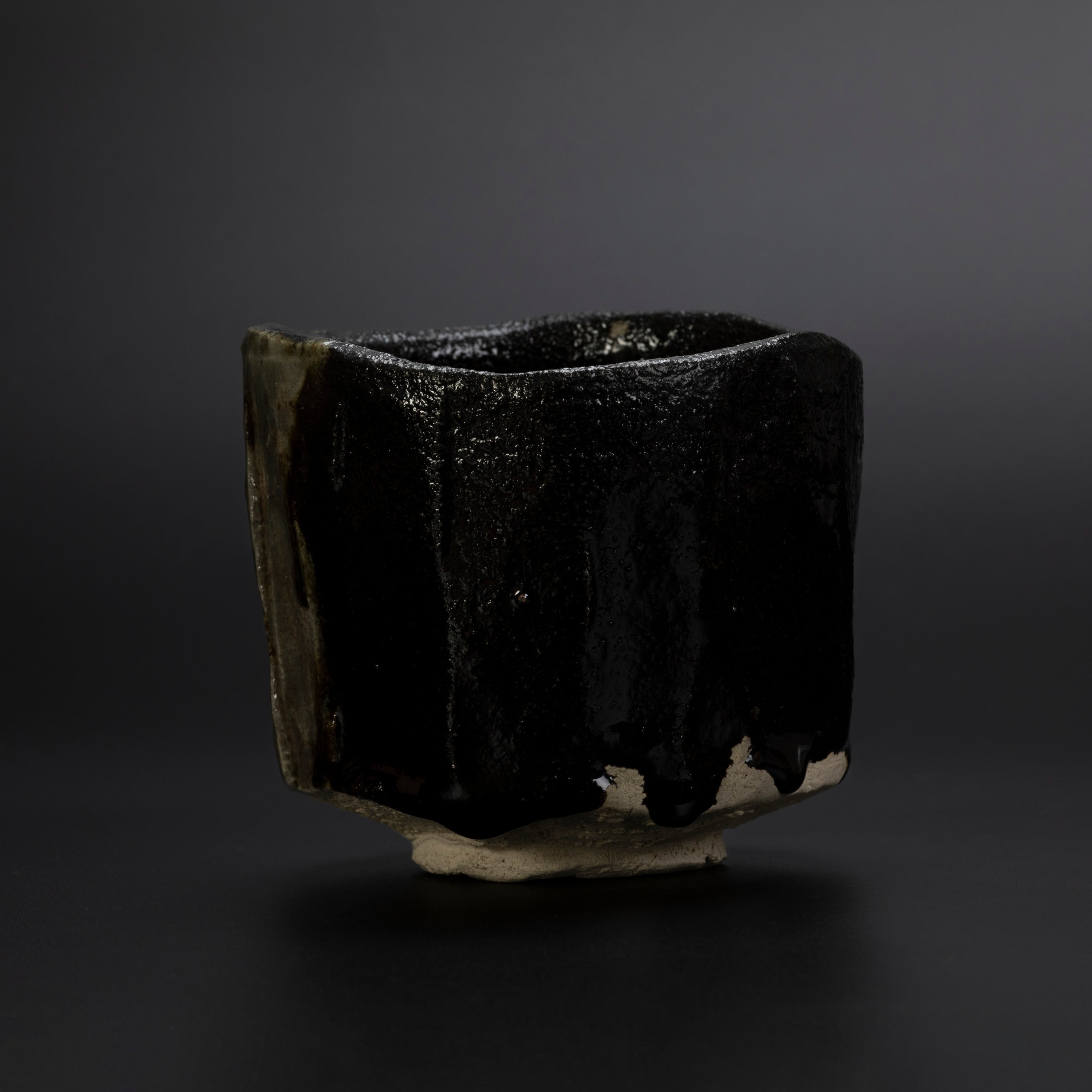 瀨戶黑茶盌 夜苔