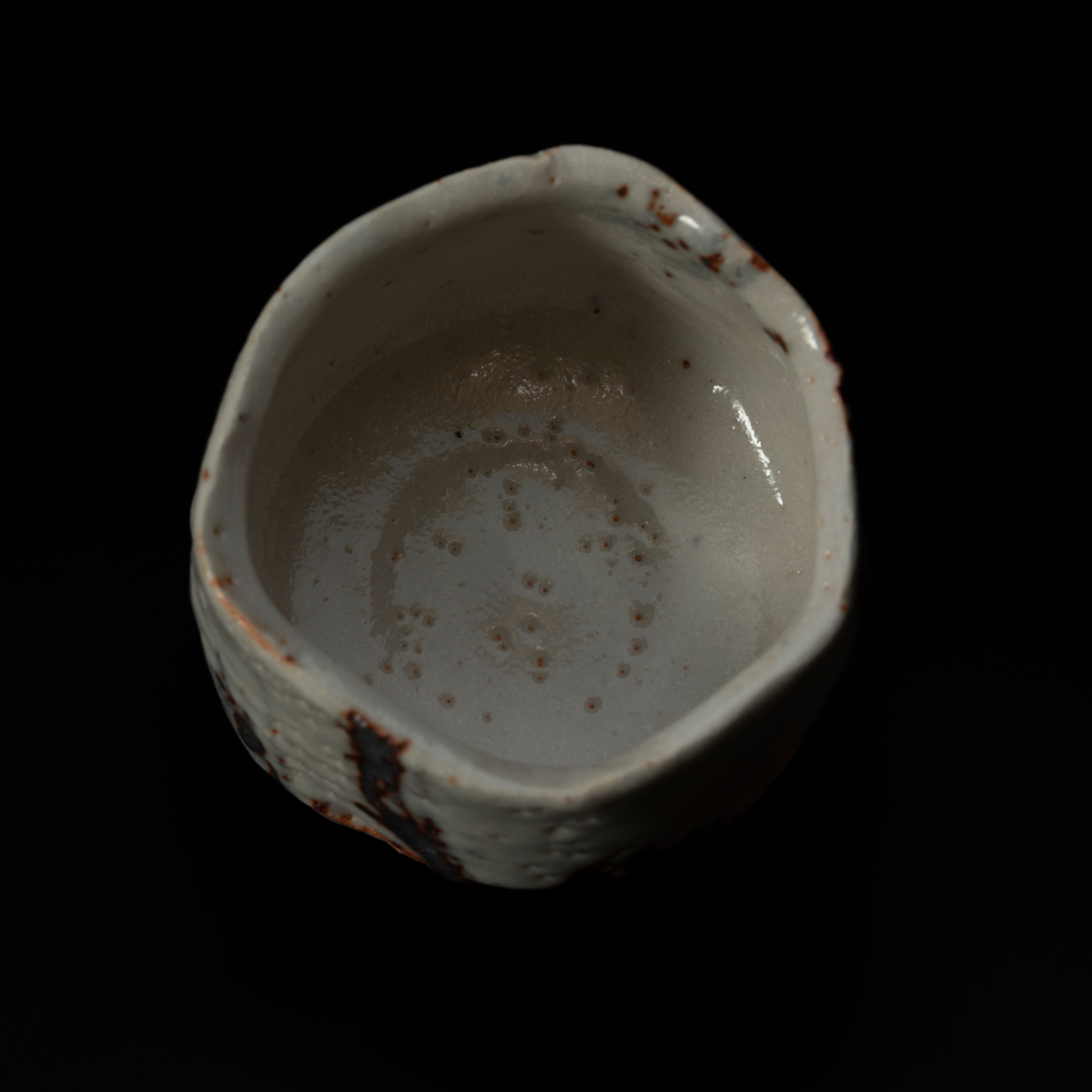 志野茶盌 夏の雲