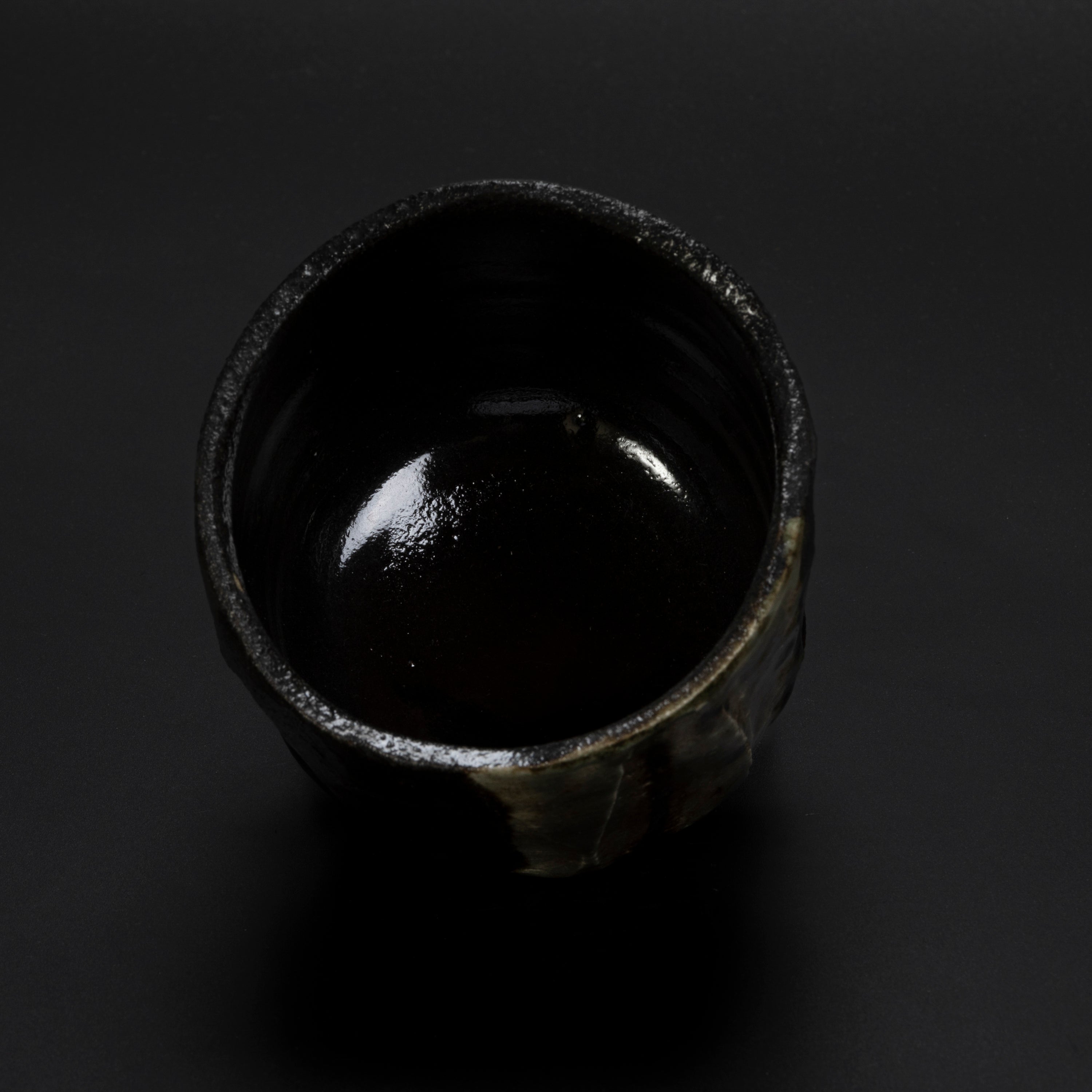 瀨戶黑茶盌 夜苔