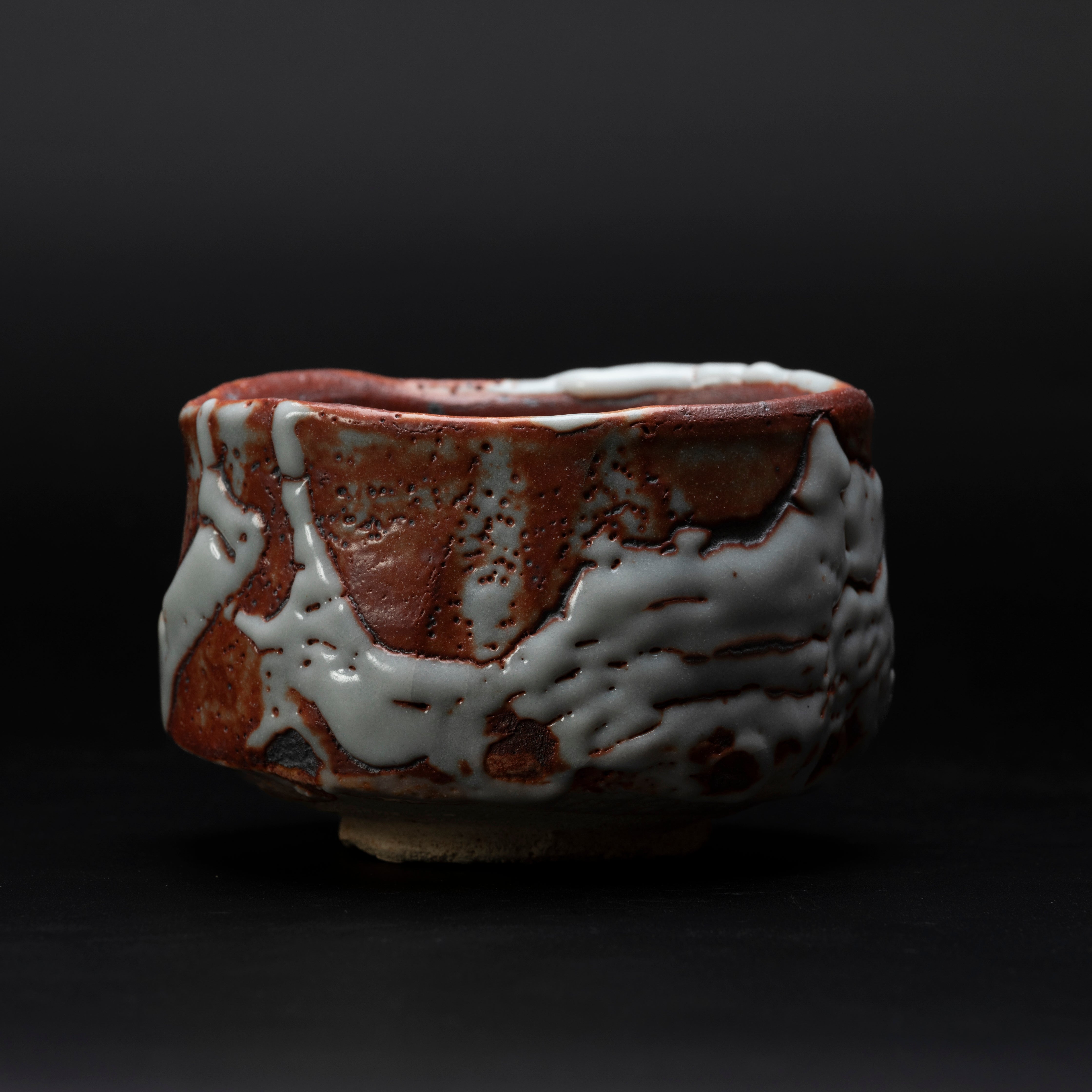 Chawan Shino với đám mây và hoàng hôn