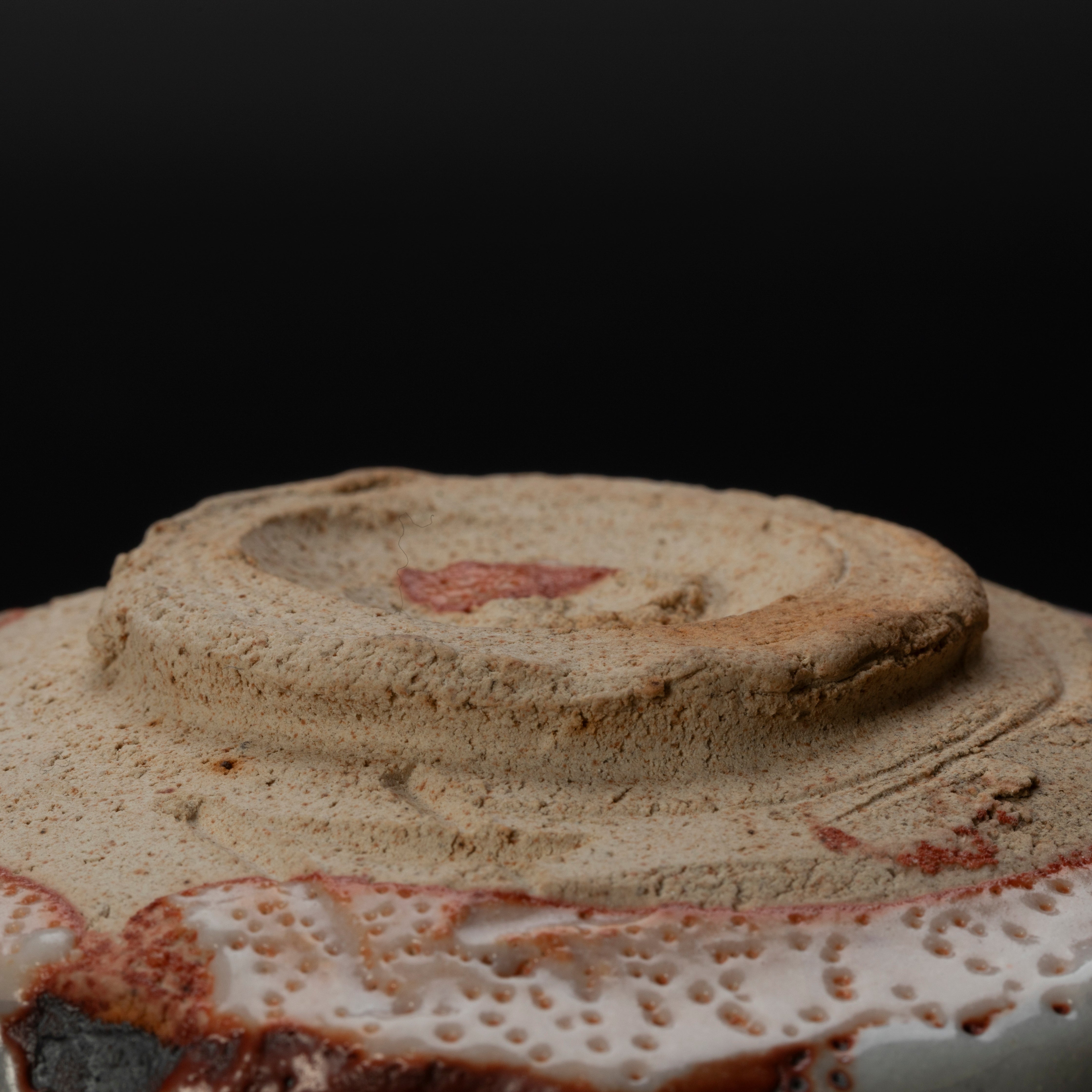 Chawan Shino với đám mây và hoàng hôn