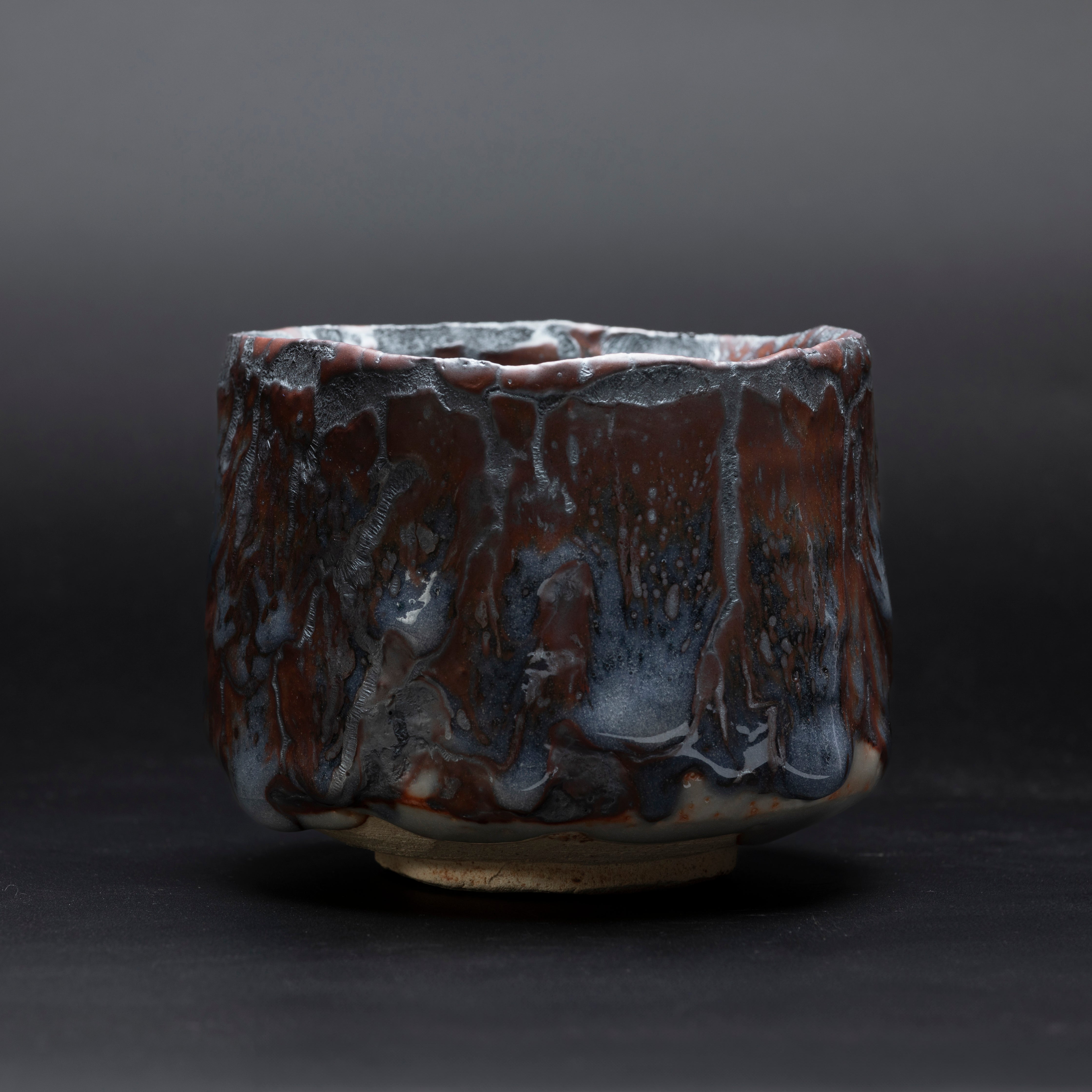 Chawan Shino - Aoi Kikyo (Biru Kembang Kacang Polong)