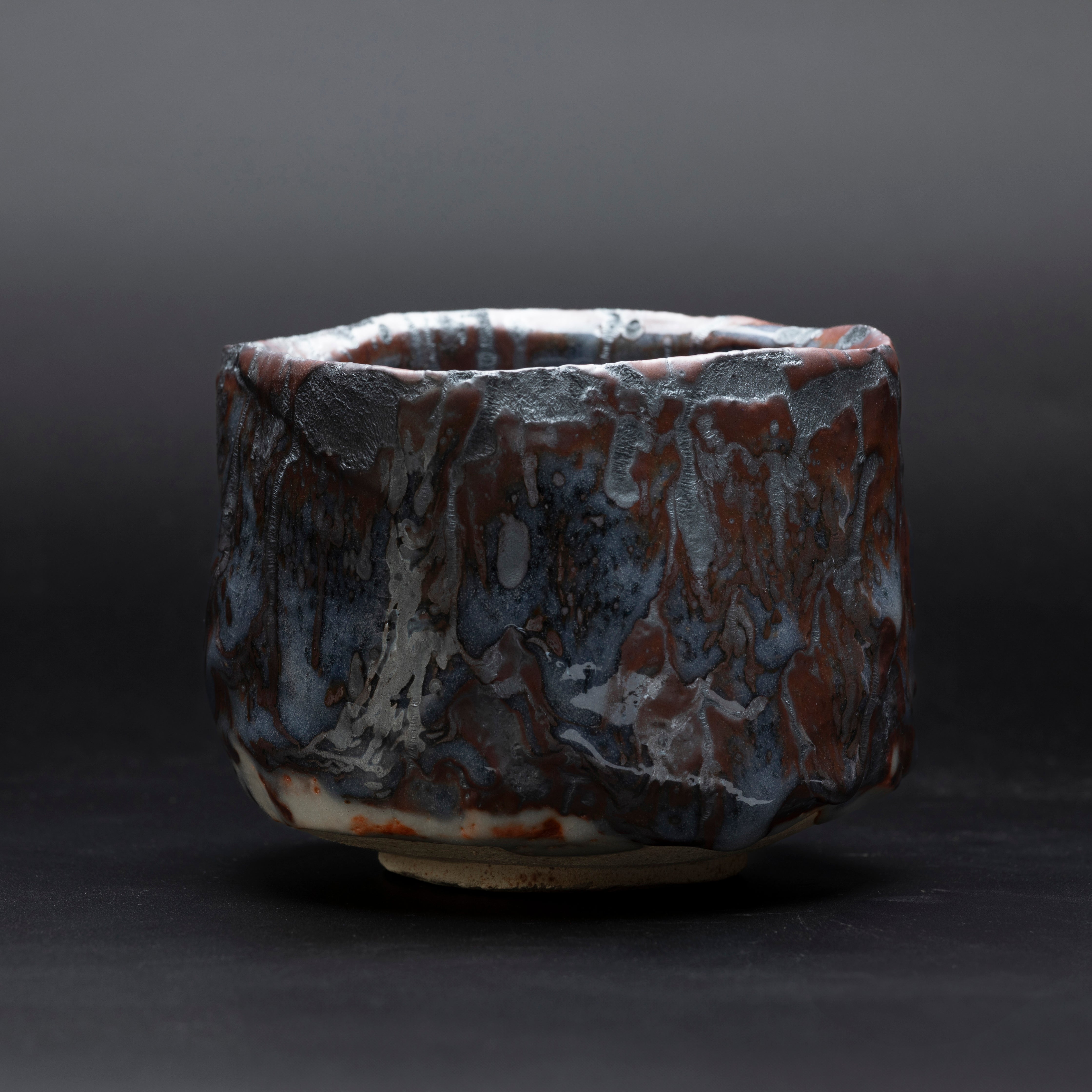 Chawan Shino - Aoi Kikyo (Biru Kembang Kacang Polong)