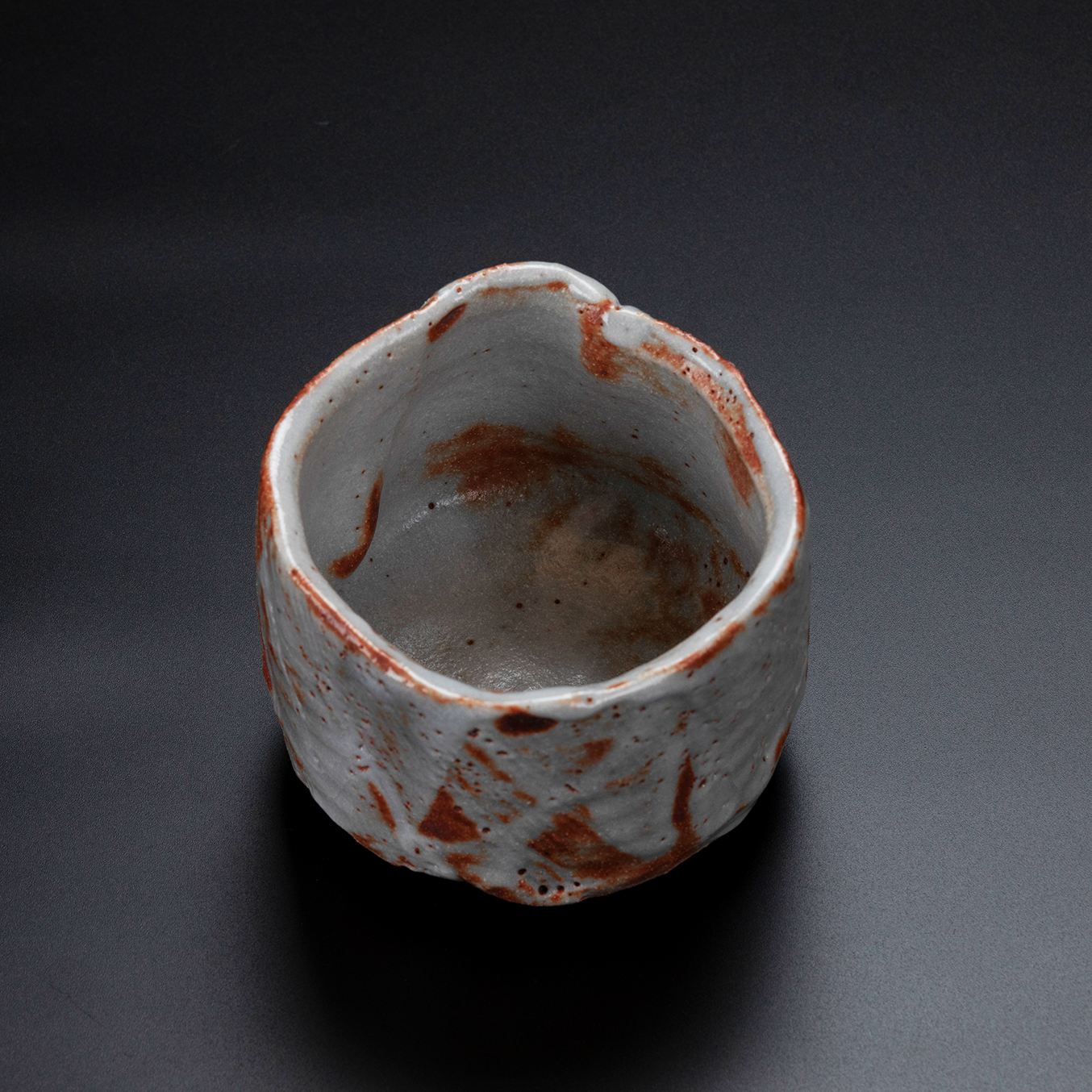 志野茶盌