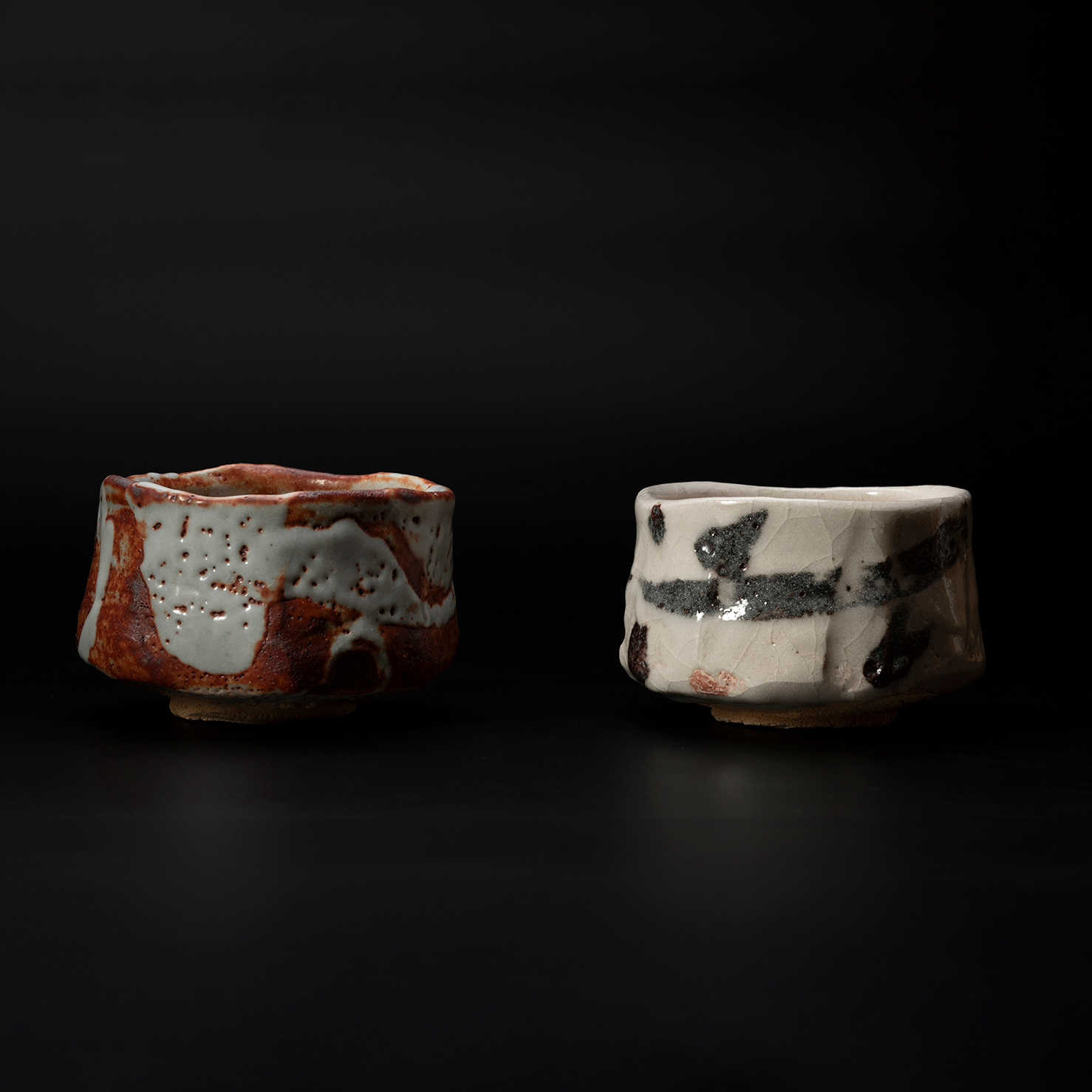 Pasangan Chawan Shino Set