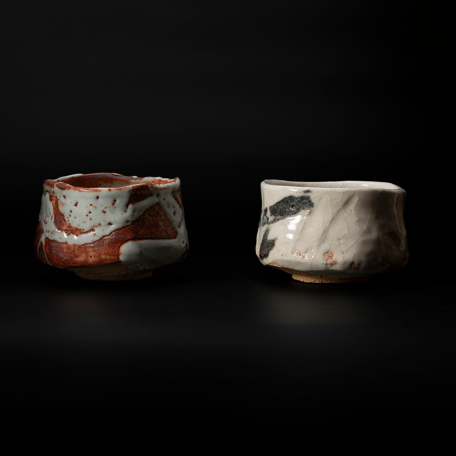 Pasangan Chawan Shino Set
