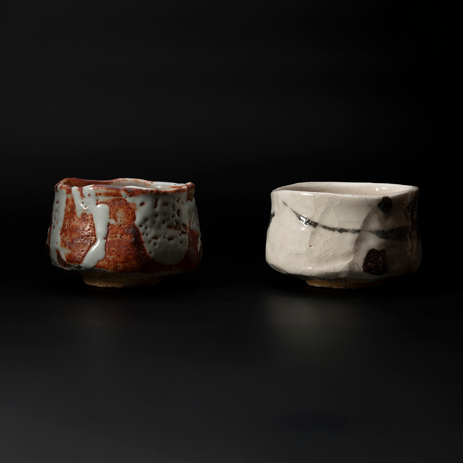 Pasangan Chawan Shino Set