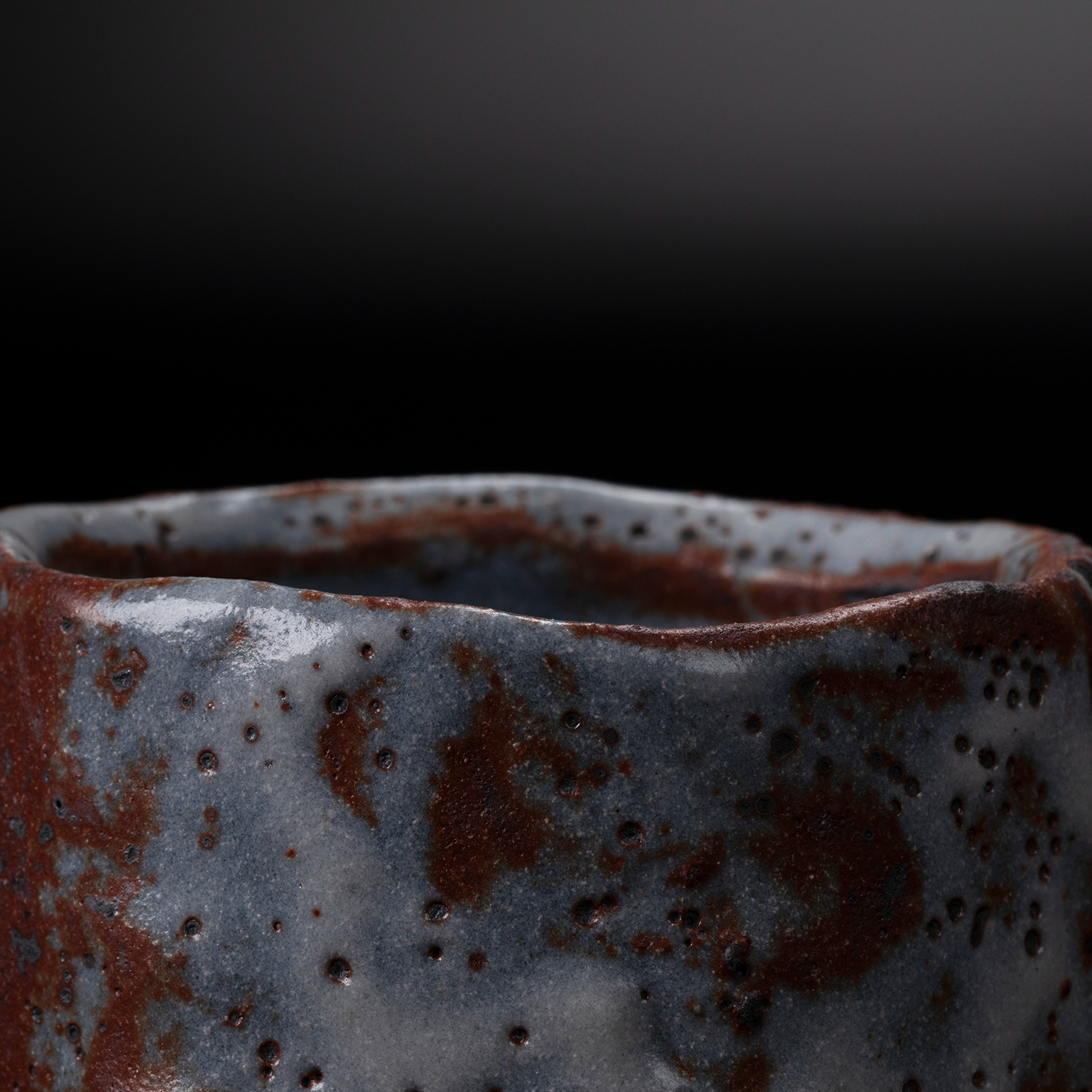 志野茶盌