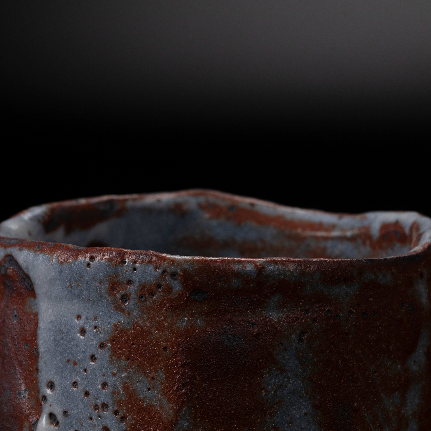 志野茶盌