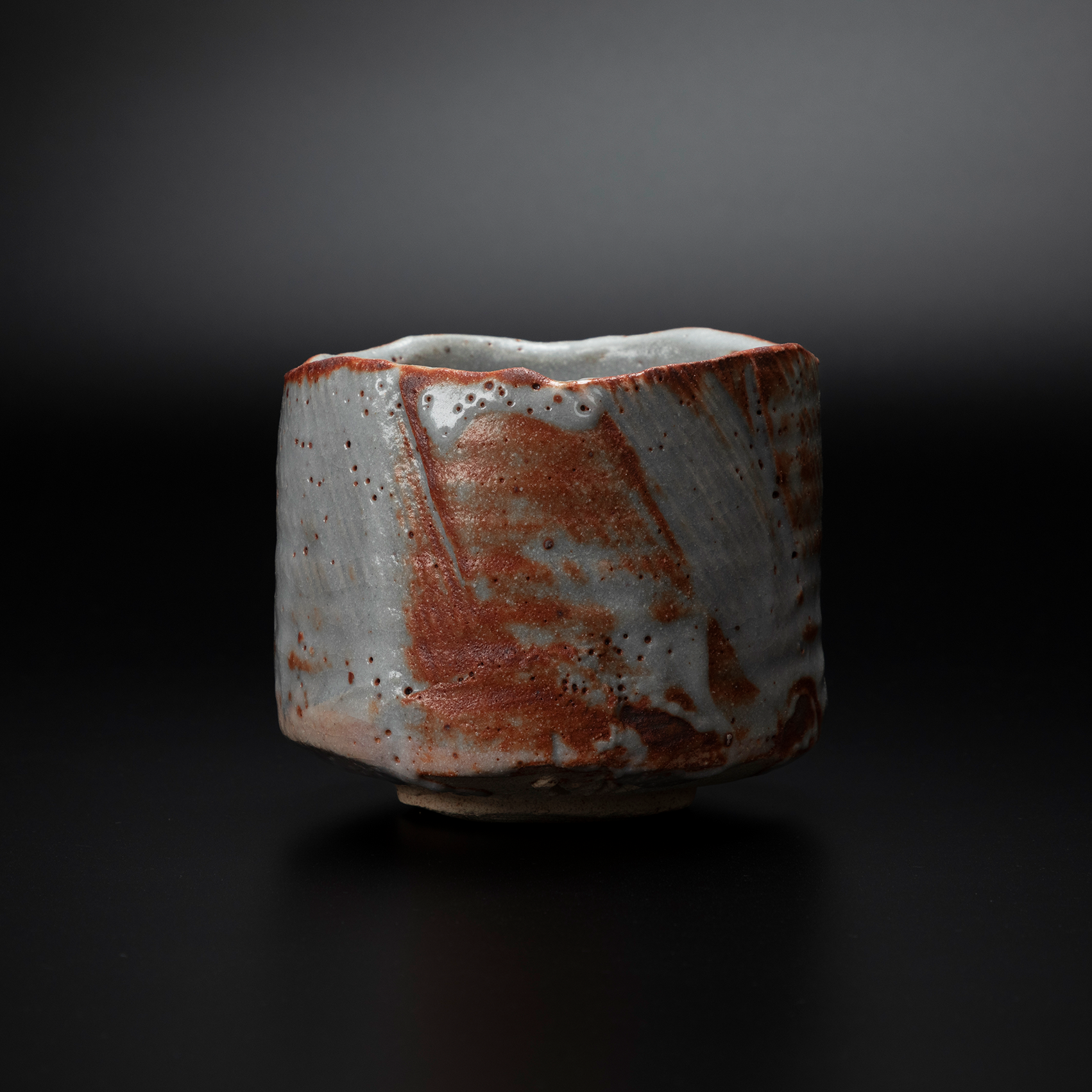 志野茶盌