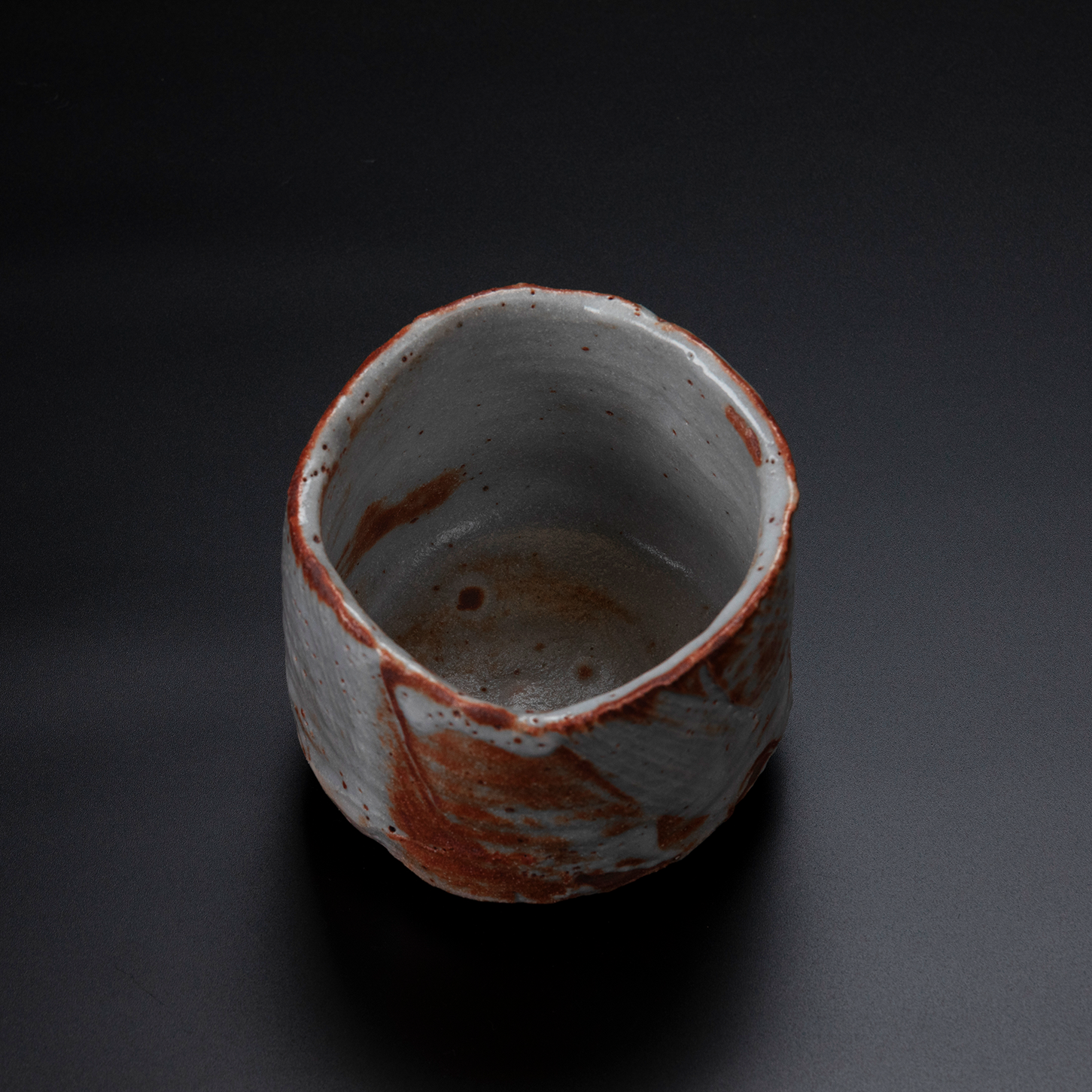 志野茶盌