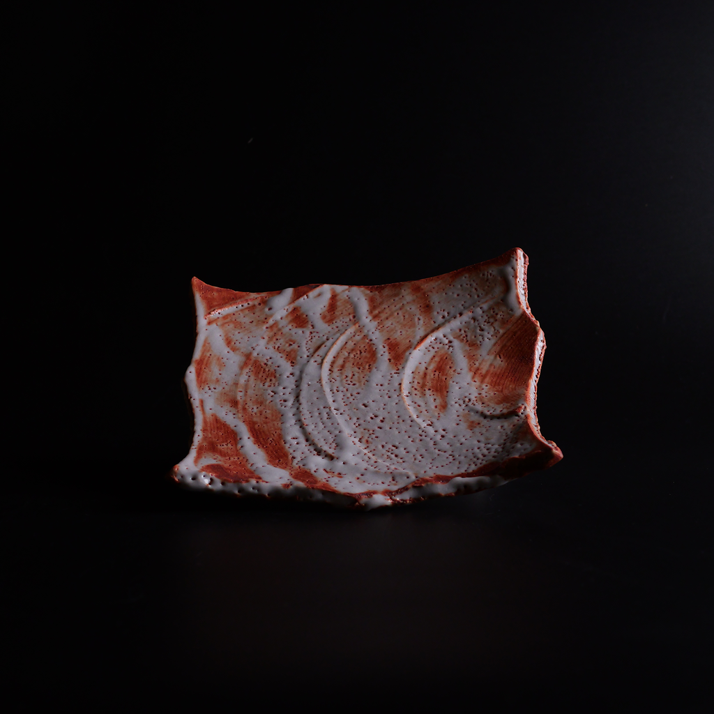 G029ー角皿　志野 美濃焼伝統工芸品協同組合 志野長角皿 | 食器
